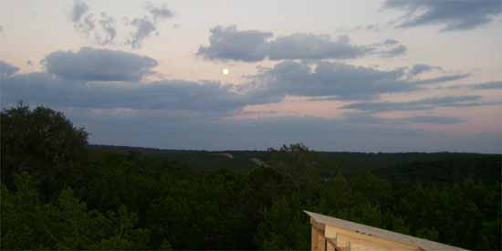 Looking to the east from the  roof  top at Babble On Industries.