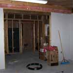 Drywall in the Living Room.