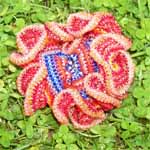 Red Swirl by Jane Kimmel Bead Artist